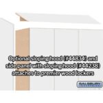 18" Wide Premier Wood Locker - Double Tier-3 Wide - 6 Feet High - 24" Deep by Salsbury - Image 41