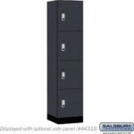 18" Wide Premier Wood Locker - Four Tier-1 Wide - 6 Feet High - 18" Deep by Salsbury - Image 12