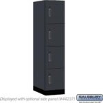 18" Wide Premier Wood Locker - Four Tier-1 Wide - 6 Feet High - 24" Deep by Salsbury - Image 8