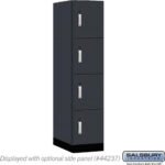 18" Wide Premier Wood Locker - Four Tier-1 Wide - 6 Feet High - 24" Deep by Salsbury - Image 11