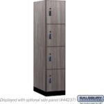 18" Wide Premier Wood Locker - Four Tier-1 Wide - 6 Feet High - 24" Deep by Salsbury - Image 27