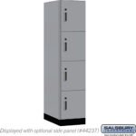 18" Wide Premier Wood Locker - Four Tier-1 Wide - 6 Feet High - 24" Deep by Salsbury - Image 32