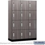 18" Wide Premier Wood Locker - Four Tier-3 Wide - 6 Feet High - 18" Deep by Salsbury - Image 29