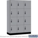 18" Wide Premier Wood Locker - Four Tier-3 Wide - 6 Feet High - 18" Deep by Salsbury - Image 33