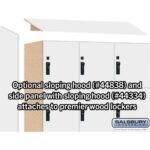 18" Wide Premier Wood Locker - Four Tier-3 Wide - 6 Feet High - 18" Deep by Salsbury - Image 41