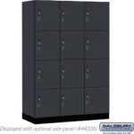 18" Wide Premier Wood Locker - Four Tier-3 Wide - 6 Feet High - 21" Deep by Salsbury - Image 7