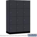 18" Wide Premier Wood Locker - Four Tier-3 Wide - 6 Feet High - 21" Deep by Salsbury - Image 9