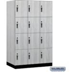 18" Wide Premier Wood Locker - Four Tier-3 Wide - 6 Feet High - 21" Deep by Salsbury - Image 31