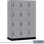 18" Wide Premier Wood Locker - Four Tier-3 Wide - 6 Feet High - 21" Deep by Salsbury - Image 32