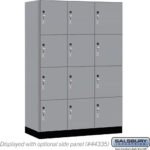 18" Wide Premier Wood Locker - Four Tier-3 Wide - 6 Feet High - 21" Deep by Salsbury - Image 34