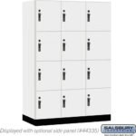 18" Wide Premier Wood Locker - Four Tier-3 Wide - 6 Feet High - 21" Deep by Salsbury