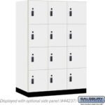 18" Wide Premier Wood Locker - Four Tier-3 Wide - 6 Feet High - 24" Deep by Salsbury - Image 3