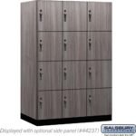 18" Wide Premier Wood Locker - Four Tier-3 Wide - 6 Feet High - 24" Deep by Salsbury - Image 25