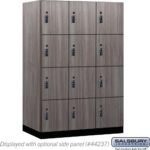 18" Wide Premier Wood Locker - Four Tier-3 Wide - 6 Feet High - 24" Deep by Salsbury - Image 27