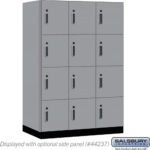 18" Wide Premier Wood Locker - Four Tier-3 Wide - 6 Feet High - 24" Deep by Salsbury - Image 32