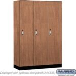 18" Wide Premier Wood Locker - Single Tier - 3 Wide - 6 Feet High - 18" Deep by Salsbury - Image 18