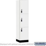 18" Wide Premier Wood Locker - Triple Tier-1 Wide - 6 Feet High - 18" Deep by Salsbury - Image 3