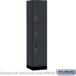 18" Wide Premier Wood Locker - Triple Tier-1 Wide - 6 Feet High - 18" Deep by Salsbury - Image 8