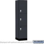 18" Wide Premier Wood Locker - Triple Tier-1 Wide - 6 Feet High - 18" Deep by Salsbury - Image 12