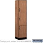 18" Wide Premier Wood Locker - Triple Tier-1 Wide - 6 Feet High - 18" Deep by Salsbury - Image 13
