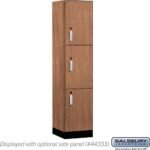 18" Wide Premier Wood Locker - Triple Tier-1 Wide - 6 Feet High - 18" Deep by Salsbury - Image 17