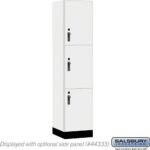 18" Wide Premier Wood Locker - Triple Tier-1 Wide - 6 Feet High - 18" Deep by Salsbury