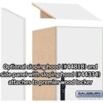 18" Wide Premier Wood Locker - Triple Tier-1 Wide - 6 Feet High - 18" Deep by Salsbury - Image 41