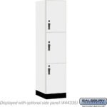 18" Wide Premier Wood Locker - Triple Tier-1 Wide - 6 Feet High - 21" Deep by Salsbury