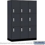18" Wide Premier Wood Locker - Triple Tier-3 Wide - 6 Feet High - 21" Deep by Salsbury - Image 11