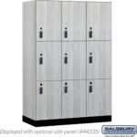 18" Wide Premier Wood Locker - Triple Tier-3 Wide - 6 Feet High - 21" Deep by Salsbury - Image 21