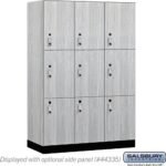 18" Wide Premier Wood Locker - Triple Tier-3 Wide - 6 Feet High - 21" Deep by Salsbury - Image 24
