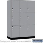 18" Wide Premier Wood Locker - Triple Tier-3 Wide - 6 Feet High - 21" Deep by Salsbury - Image 34