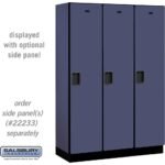 18" Wide Single Tier Designer Wood Locker - 3 Wide - 6 Feet High - 18" Deep by Salsbury - Image 6