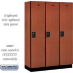 18" Wide Single Tier Designer Wood Locker - 3 Wide - 6 Feet High - 18" Deep by Salsbury - Image 13