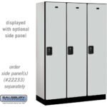 18" Wide Single Tier Designer Wood Locker - 3 Wide - 6 Feet High - 18" Deep by Salsbury - Image 18