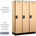 18" Wide Single Tier Designer Wood Locker - 3 Wide - 6 Feet High - 18" Deep by Salsbury - Image 30