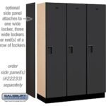18" Wide Single Tier Designer Wood Locker - 3 Wide - 6 Feet High - 18" Deep by Salsbury - Image 31