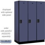 18" Wide Single Tier Designer Wood Locker - 3 Wide - 6 Feet High - 21" Deep by Salsbury - Image 6
