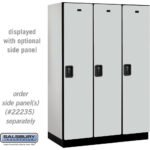 18" Wide Single Tier Designer Wood Locker - 3 Wide - 6 Feet High - 21" Deep by Salsbury - Image 18