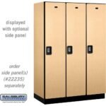 18" Wide Single Tier Designer Wood Locker - 3 Wide - 6 Feet High - 21" Deep by Salsbury - Image 30
