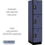 18" Wide Triple Tier Designer Wood Locker - 1 Wide - 6 Feet High - 21" Deep by Salsbury - Image 10