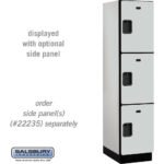 18" Wide Triple Tier Designer Wood Locker - 1 Wide - 6 Feet High - 21" Deep by Salsbury - Image 16