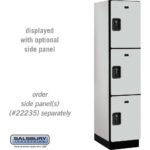 18" Wide Triple Tier Designer Wood Locker - 1 Wide - 6 Feet High - 21" Deep by Salsbury - Image 18