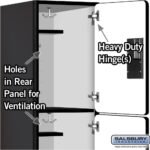 18" Wide Triple Tier Designer Wood Locker - 1 Wide - 6 Feet High - 21" Deep by Salsbury - Image 33