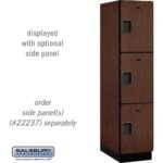 18" Wide Triple Tier Designer Wood Locker - 1 Wide - 6 Feet High - 24" Deep by Salsbury - Image 21