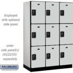 18" Wide Triple Tier Designer Wood Locker - 3 Wide - 6 Feet High - 21" Deep by Salsbury - Image 18