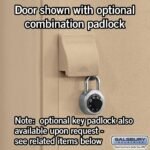 18" Wide Triple Tier Heavy Duty Plastic Locker - 1 Wide - 6 Feet High - 18" Deep - Tan by Salsbury - Image 4