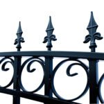 18'x6' Steel Dual Swing Driveway Gate - LONDON Style - Image 10