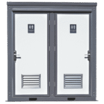 2 Private Toilet Stalls Portable Restroom - Image 17