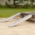 8' L Aluminum Ramps, Double Pin-On Ends - 20,000 lb. Weight Cap - Image 4